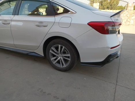 HONDA CIVIC FE1 2022 IÇIN UYUMLU ARKA FLAP TAKIMI - PIANO BLACK